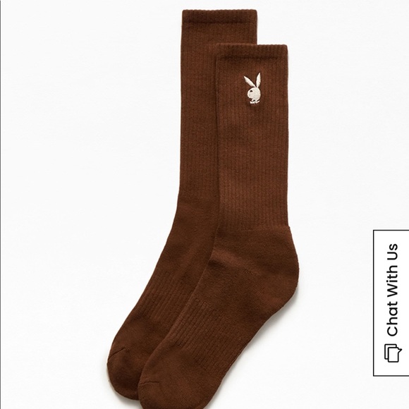 PLAYBOY Other - Playboy By PacSun Embroidered Logo Crew Socks